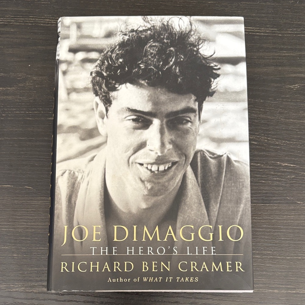 Joe DiMaggio: The Hero's Life Hardcover Book - Black & White